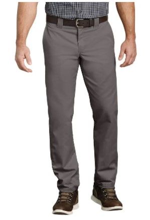 Photo 1 of FLEX Slim Fit Taper Leg Multi-Use Pocket Work Pants, Gravel Gray 38 x 32