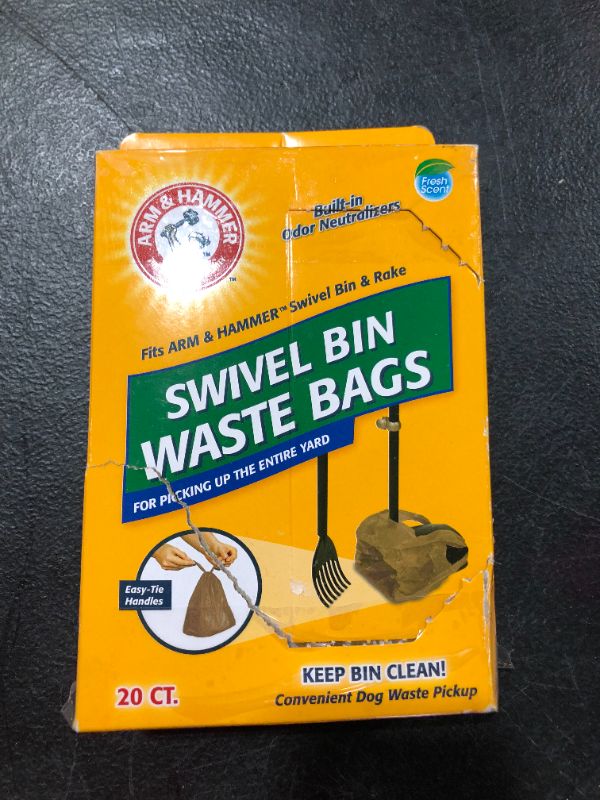 Photo 2 of  Arm & Hammer Swivel Bin Waste Bags - 20 CT