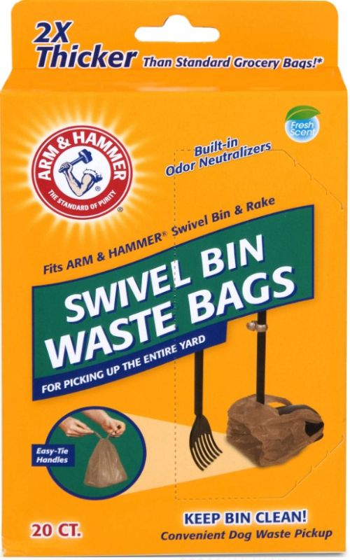 Photo 1 of  Arm & Hammer Swivel Bin Waste Bags - 20 CT