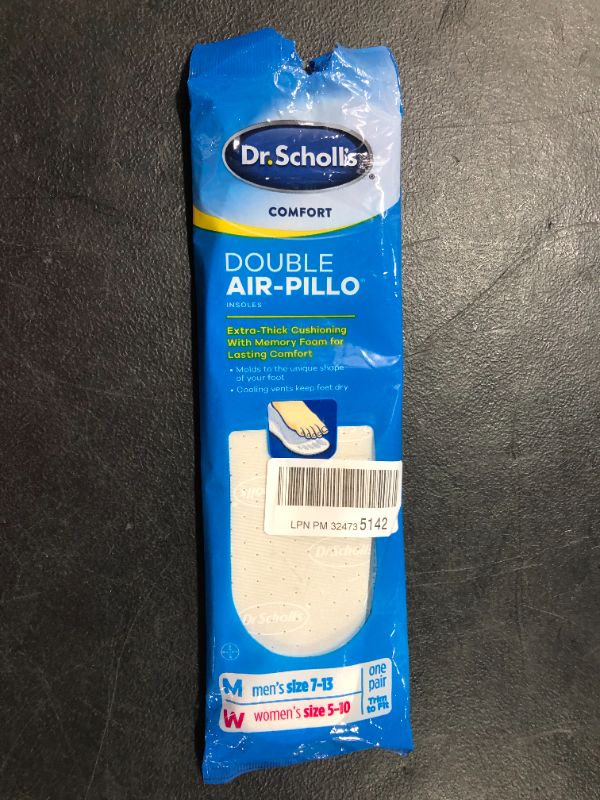 Photo 2 of Dr. Scholl's Comfort Double Air Pillo Insoles, 1 Pair
