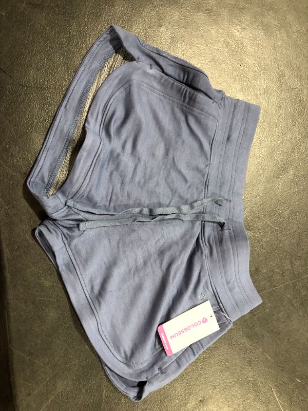 Photo 3 of Colosseum Active Women's Four Way Stretch Micro French Terry Dolphin Lounge Short with Pockets Medium 
