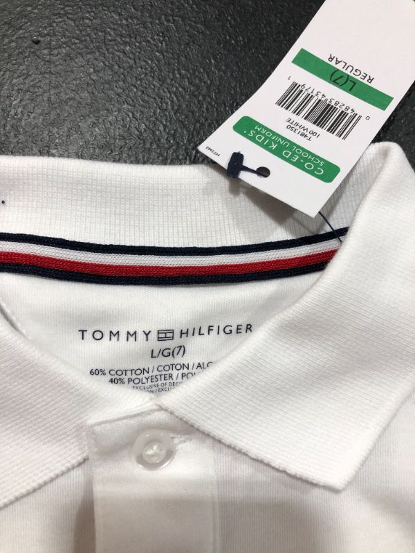 Photo 2 of Tommy Hilfiger co-ed kids Regular large polo Large 