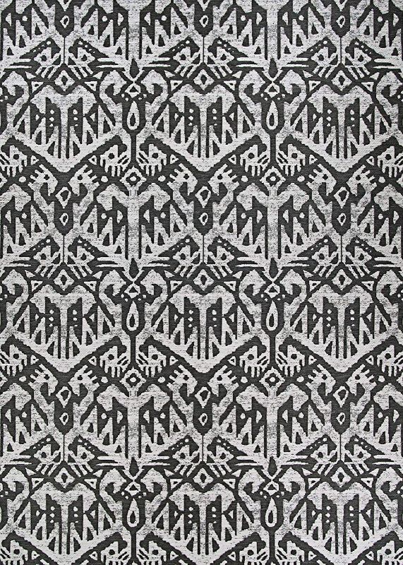 Photo 1 of Couristan Dolce Maasai Noir Indoor/Outdoor Area Rug, 5'3" x 7'6"
