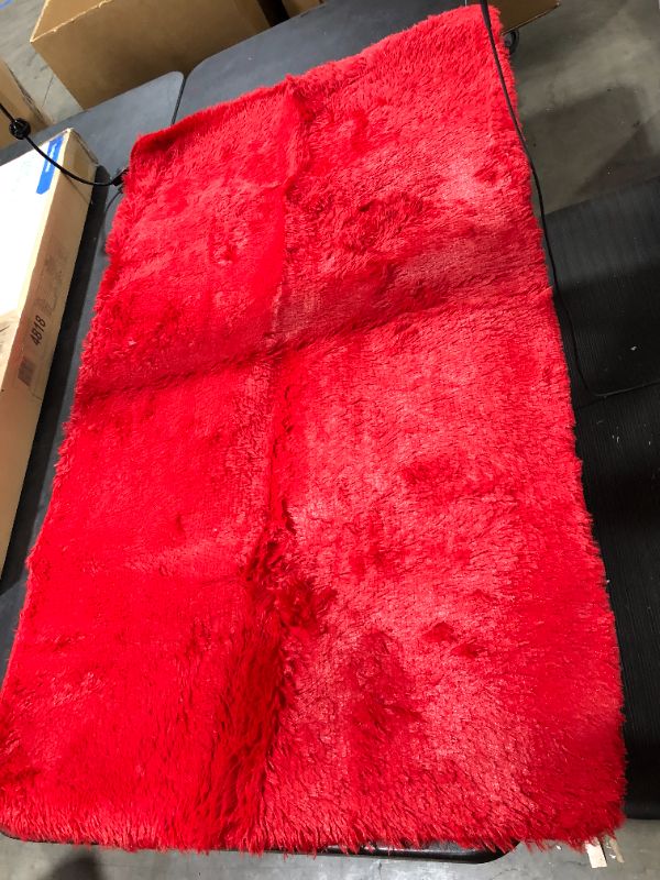 Photo 1 of 60x34 inch Red Rug 