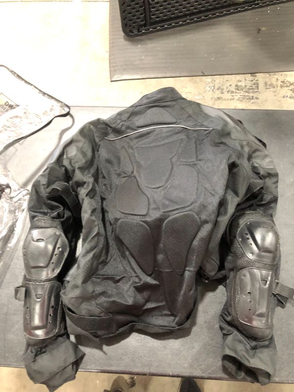 Photo 1 of Pro Leather & Mesh Motorcycle Waterproof Jacket | CE Armor | Reflective Dualsport Biker All Season Jacket L