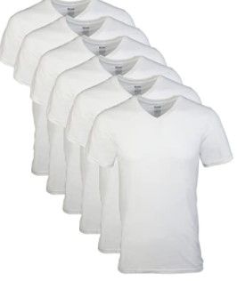 Photo 1 of Gildan Men's V-Neck T-Shirts, 5 Pack 