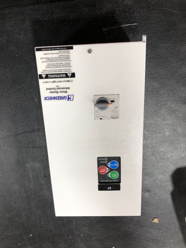 Photo 2 of Greenheck Msac 1-9-j-g6-3ph Enclosed Industrial Control Panel 