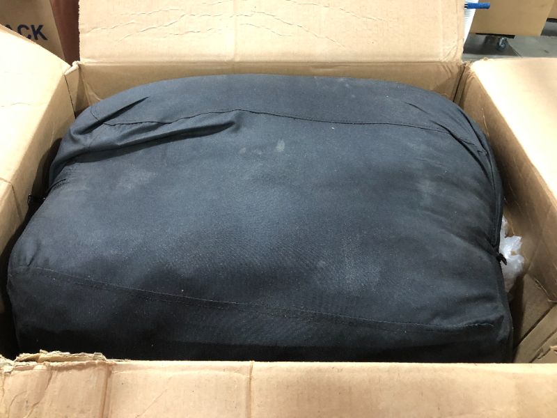 Photo 2 of Chill Sack Bean Bag Chair: Giant 5' Memory Foam Furniture Bean Bag - Big Sofa with Soft Micro Fiber Cover - Charcoal