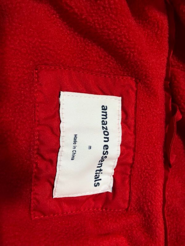 Photo 2 of amazon essentials Red Zip up jacket