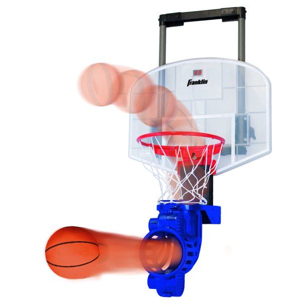 Photo 1 of Franklin Sports Shoot Again Over The Door Mini Basketball Hoop With Rebounder and Automatic Ball Return