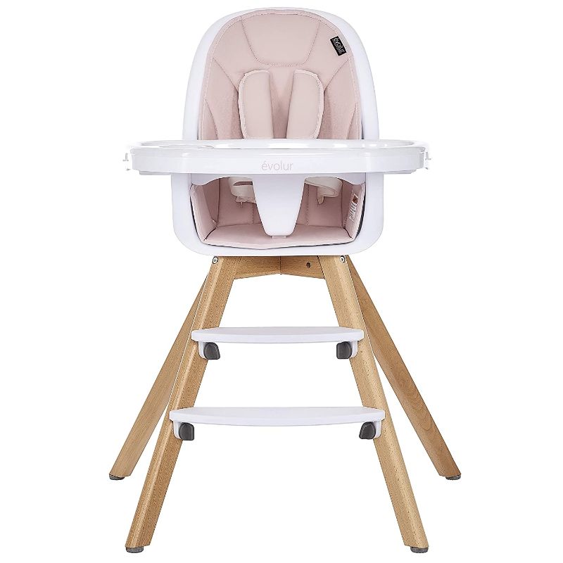 Photo 1 of Evolur Zoodle 3-in-1 High Chair in Pink