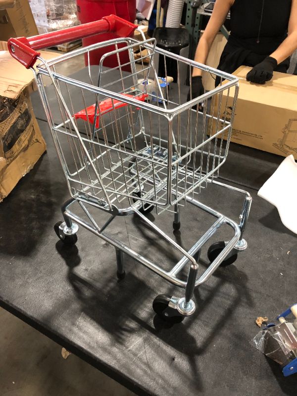 Photo 2 of Melissa & Doug Toy Shopping Cart With Sturdy Metal Frame