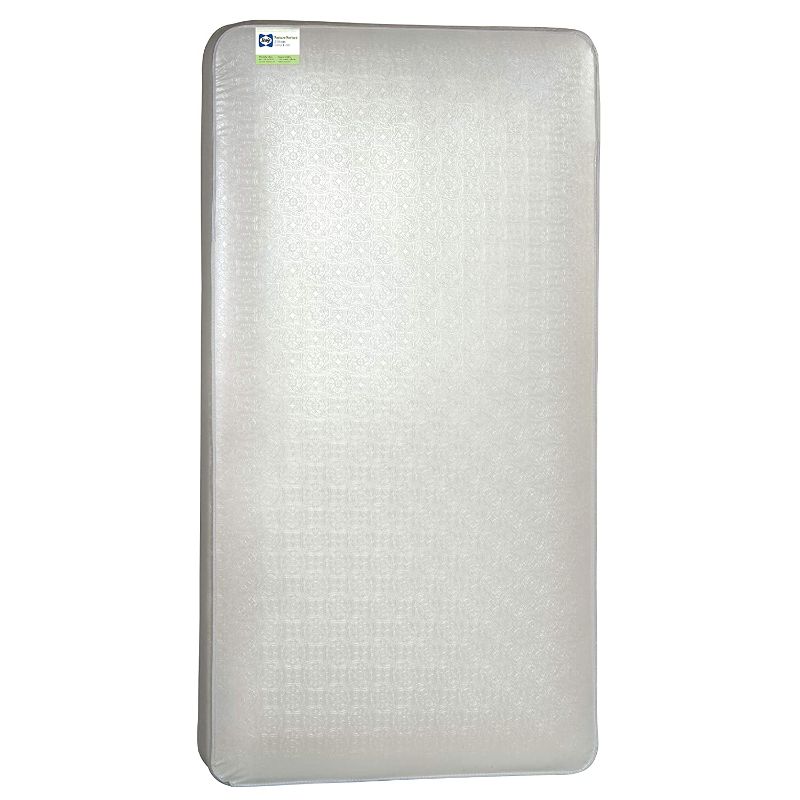 Photo 1 of Sealy Baby Posture Perfect 2-Stage Dual Firmness Hybrid Waterproof Standard Toddler & Baby Crib Mattress - Memory Foam & 150 Premium Coils, 51.63" X 27.25"
