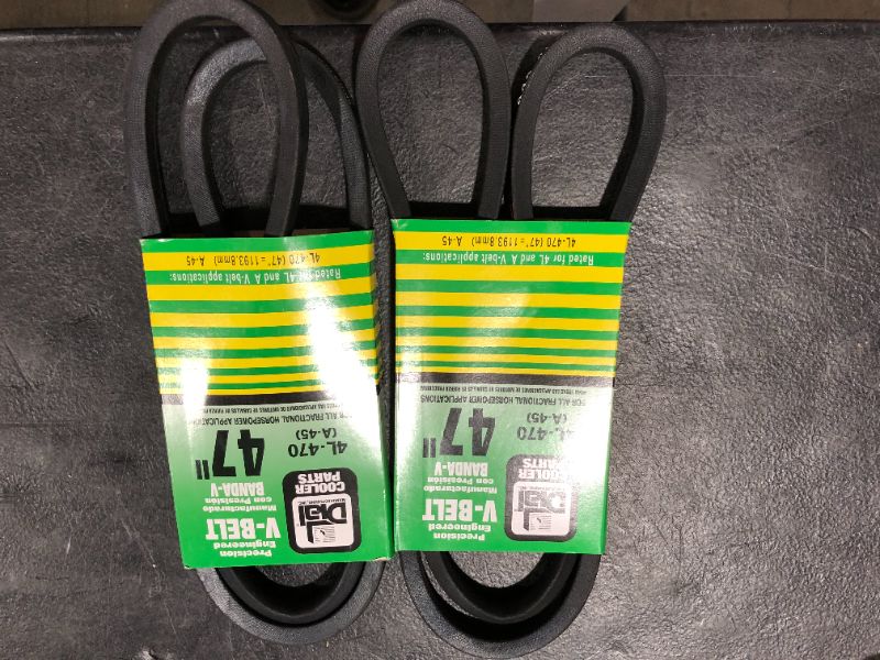 Photo 2 of 47 in. Evaporative Cooler V-Belt pack of 2 