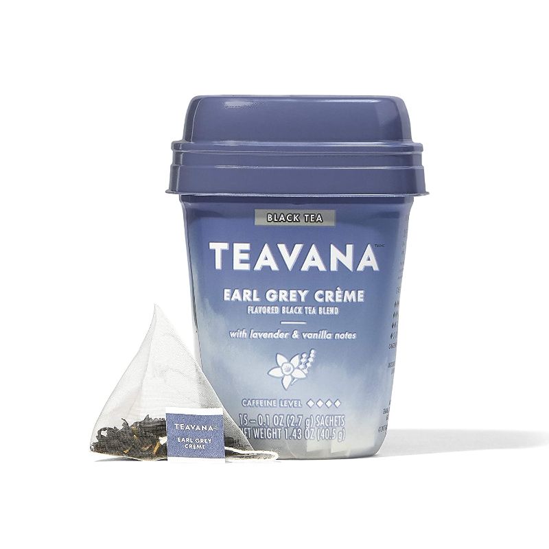 Photo 1 of Teavana Earl Grey Crème, Black Tea With Lavender and Vanilla Notes, 60 Count (4 Packs of 15 Sachets)
