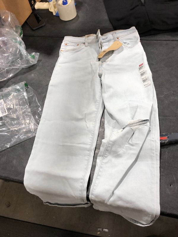Photo 1 of Levi's Women's High Waisted Straight Jeans, Size 6, 28x27