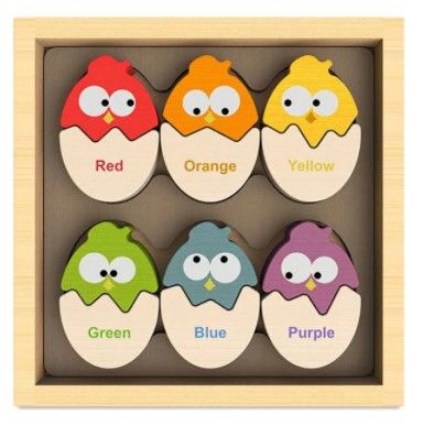 Photo 1 of BeginAgain Color 'n Eggs Matching Game, Spanish/English