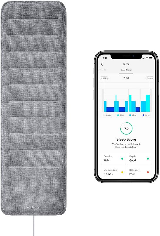 Photo 1 of Withings Sleep - Sleep Tracking Pad Under The Mattress With Sleep Cycle Analysis