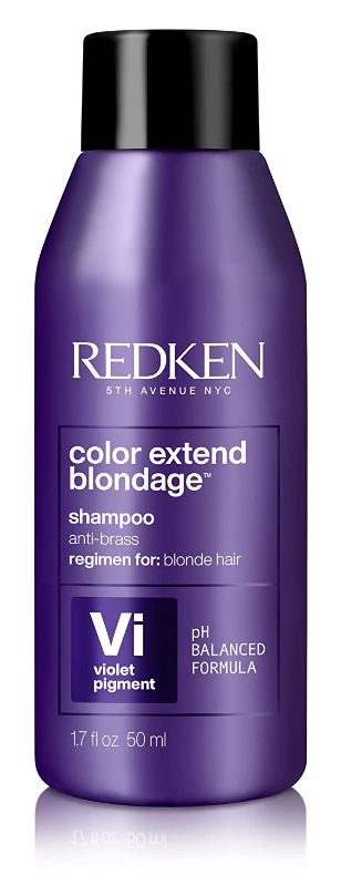 Photo 1 of Redken Color Extend Blondage Color Depositing Purple Shampoo For Blonde Hair | Hair Toner | For Blonde & Color Treated Hair | Neutralizes Brassy Tones In Blonde Hair | With Citric Acid