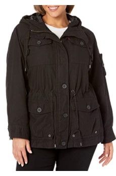 Photo 1 of Levi's Women's Cotton Four Pocket Hooded Field Jacket, Small