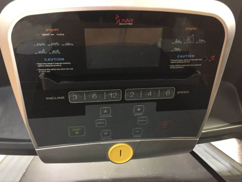 Photo 5 of Sunny Health  Fitness Treadmill with Auto Incline