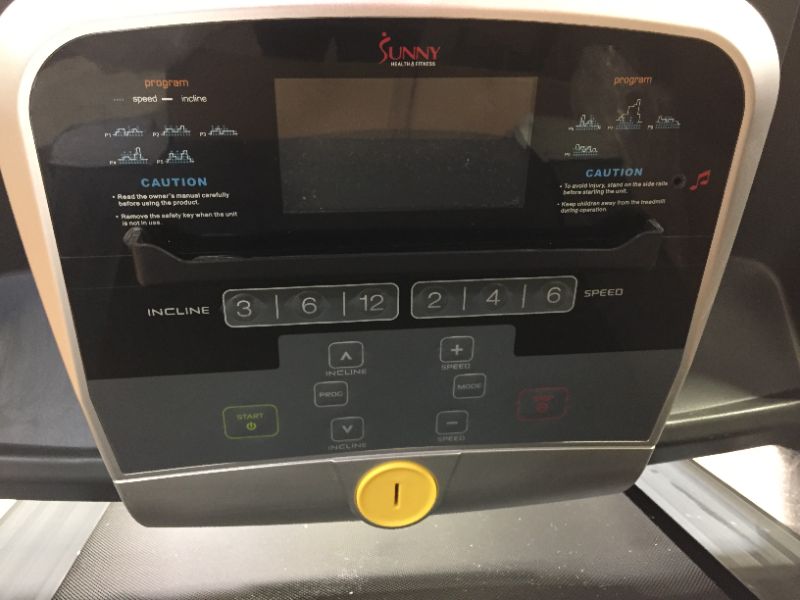 Photo 8 of Sunny Health  Fitness Treadmill with Auto Incline
