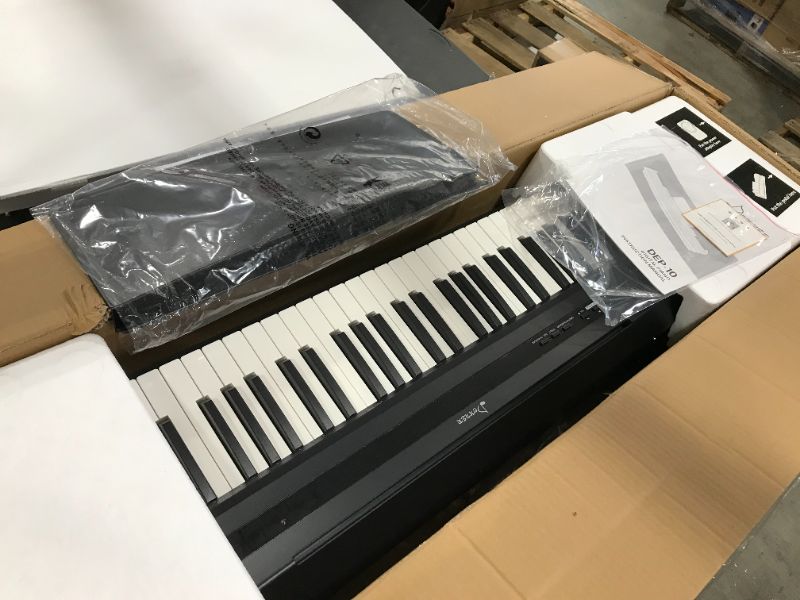 Photo 2 of Donner DEP-10 Beginner Digital Piano 88 Key Full Size Semi-Weighted Keyboard, Portable Electric Piano with Sustain Pedal, Power Supply
