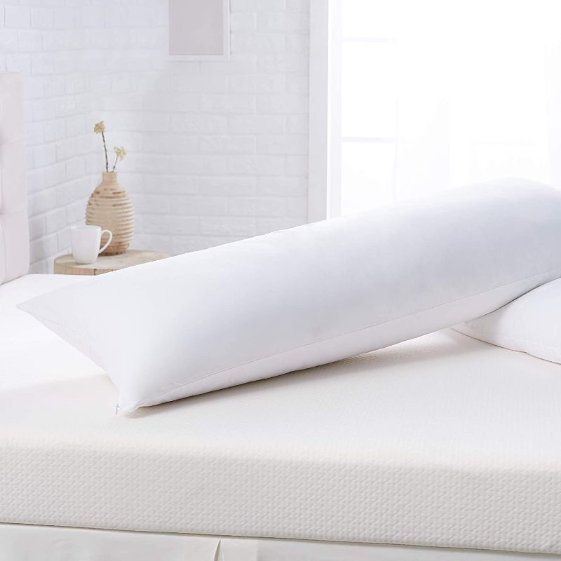 Photo 1 of Amazon Brand – Pinzon Body Pillow with Cover
