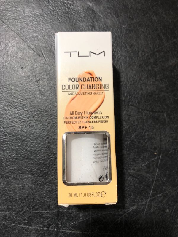 Photo 2 of 30ml TLM Color Changing Foundation Liquid Base Makeup Change To Your Skin Tone By Just Blending
