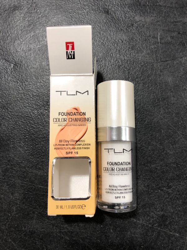 Photo 2 of 30ml TLM Color Changing Foundation Liquid Base Makeup Change To Your Skin Tone By Just Blending
