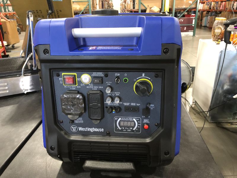 Photo 3 of Westinghouse iGen4500 Electric Start Portable Inverter Generator 3700 Rated & 4500 Peak Watts