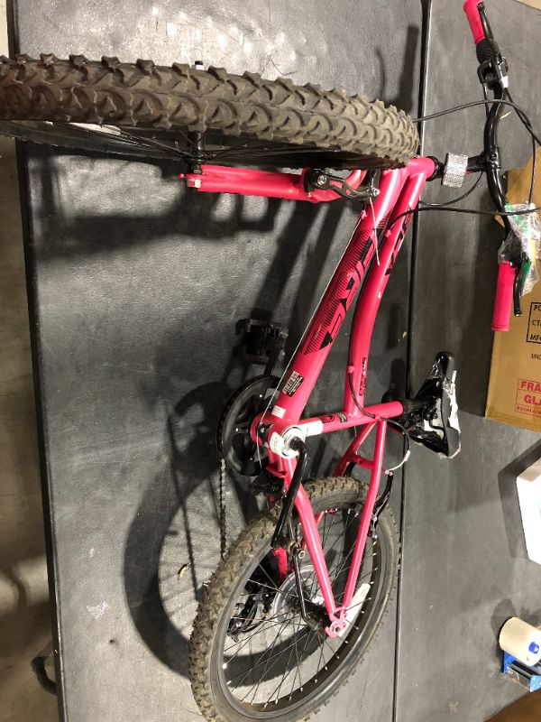 Photo 3 of BCA 20" Crossfire 6-Speed Girl's Mountain Bike, Pink/Black
