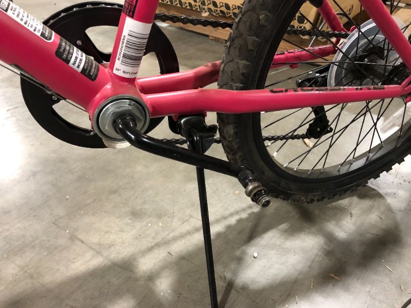 Photo 4 of BCA 20" Crossfire 6-Speed Girl's Mountain Bike, Pink/Black
