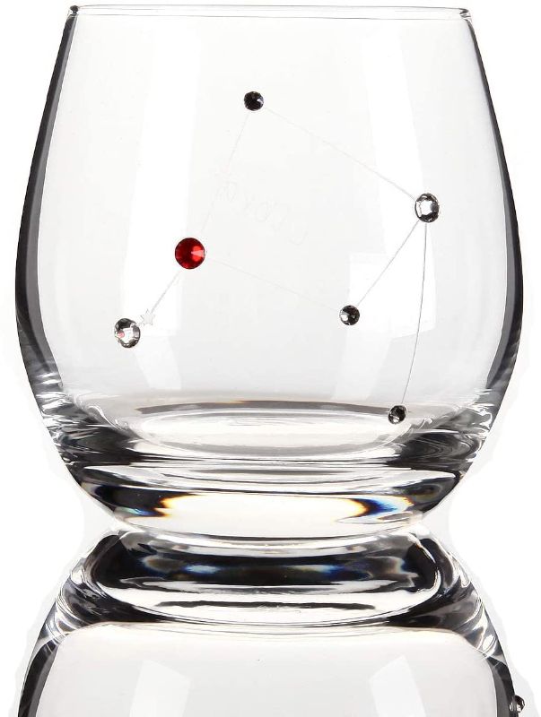 Photo 1 of Zodiac Sign Wine Glasses Water Glasses,Constellation Acessories Gifts,11 Ounce (Libra)
