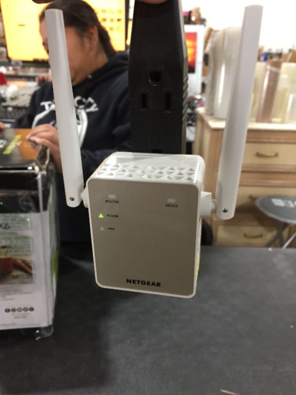 Photo 2 of 
NETGEAR Wi-Fi Range Extender EX6120 - Coverage Up to 1500 Sq Ft and 25 Devices with AC1200 Dual Band Wireless Signal Booster & Repeater (Up to 1200Mbps.