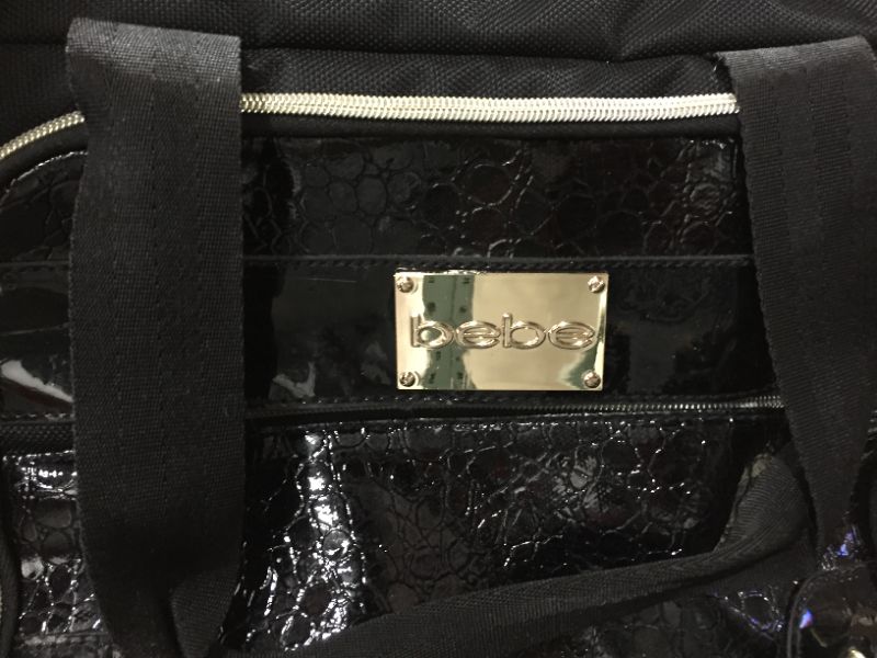 Photo 1 of BEBE Women's Leena-Wheeled Under The Seat Carry On Bag, Black, One Size
