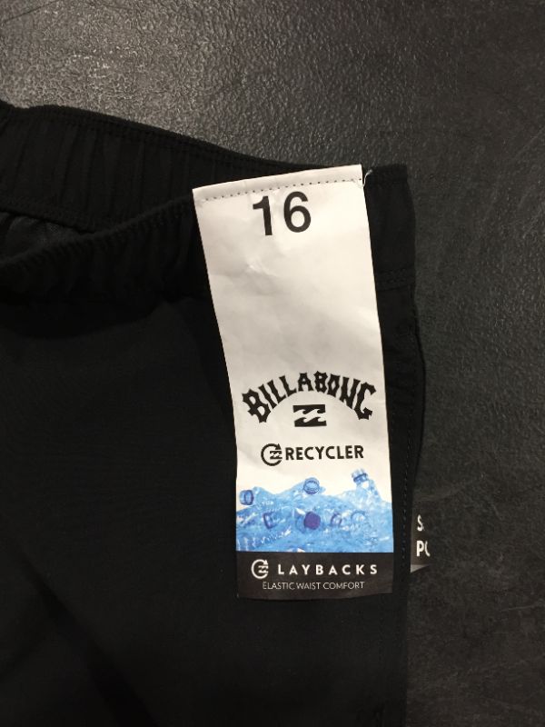 Photo 1 of Billabong Boys' All Day Layback Elastic Waist Boardshort size 16