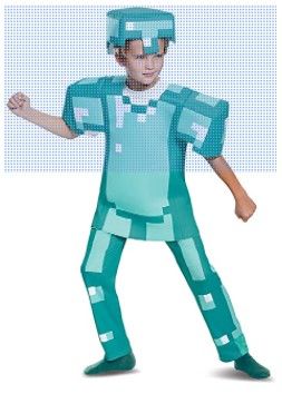 Photo 1 of Disguise Minecraft Armor Deluxe Child Costume Small 4-6