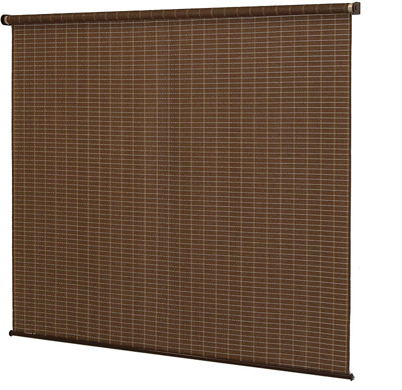 Photo 1 of Coolaroo 454180 Cordless Outdoor Roller Shade, 4'x6', Alderwood