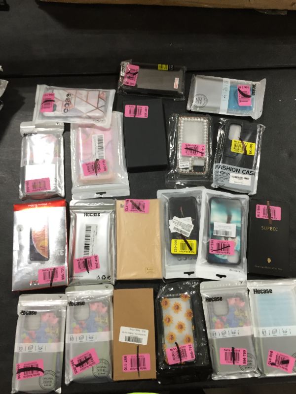 Photo 1 of BOX LOT - PHONE CASES