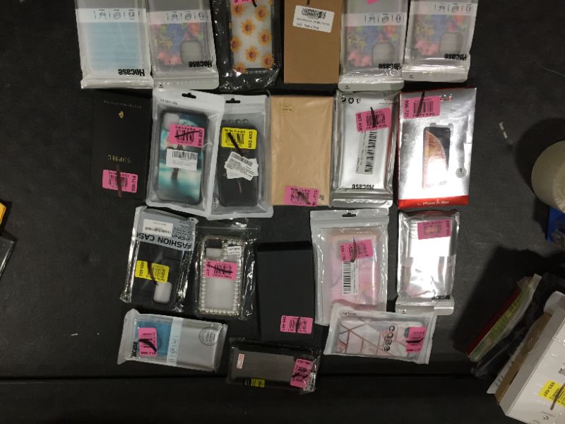 Photo 1 of BOX LOT - PHONE CASES