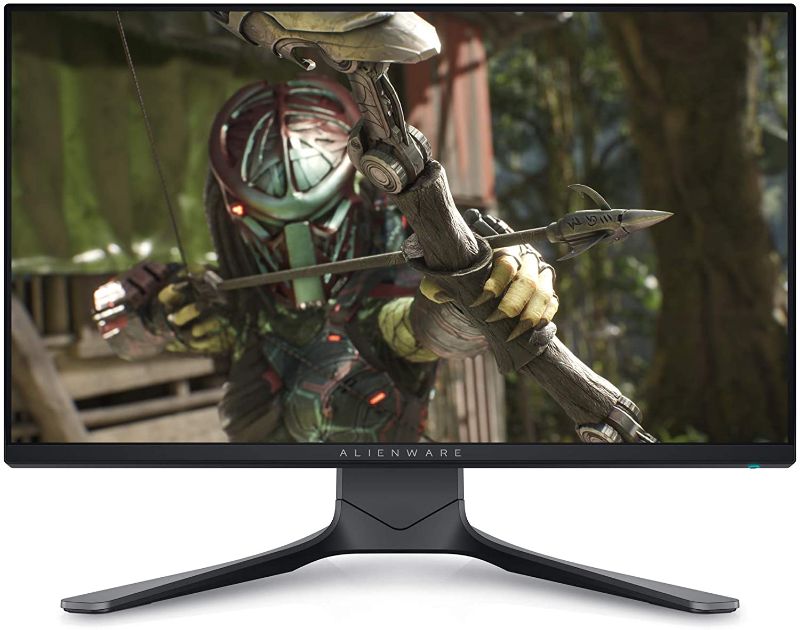 Photo 1 of Alienware 240Hz Gaming Monitor 24.5 Inch Full HD Monitor with IPS Technology, Dark Gray - Dark Side of the Moon - AW2521HF