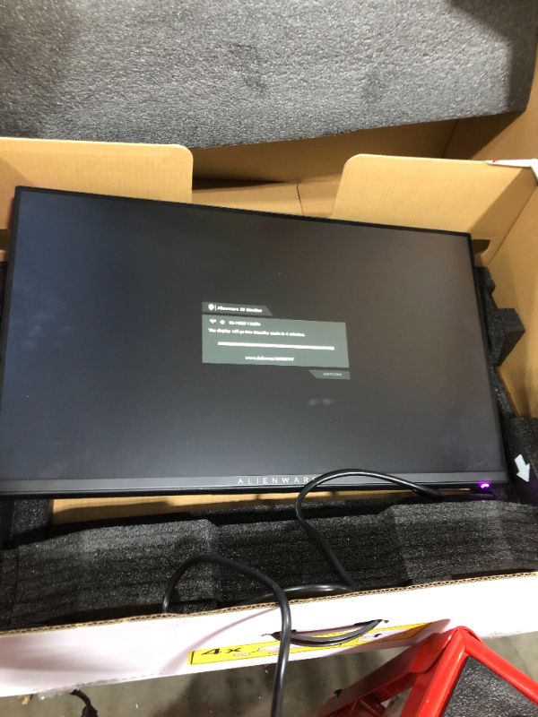 Photo 3 of Alienware 240Hz Gaming Monitor 24.5 Inch Full HD Monitor with IPS Technology, Dark Gray - Dark Side of the Moon - AW2521HF