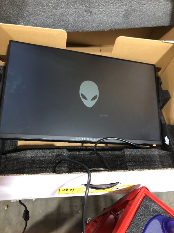 Photo 2 of Alienware 240Hz Gaming Monitor 24.5 Inch Full HD Monitor with IPS Technology, Dark Gray - Dark Side of the Moon - AW2521HF