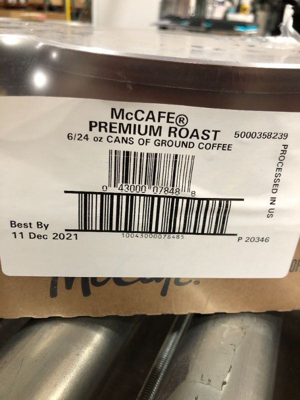 Photo 3 of 6 PACK!!! McCafé Premium Medium Roast Ground Coffee (24 oz Canister)
BB DEC 11 2021 