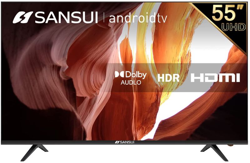 Photo 1 of SANSUI ES55S1UA, 55 inch UHD HDR Smart TV