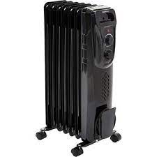Photo 1 of Amazon Basics Indoor Portable Radiator Heater - Black
