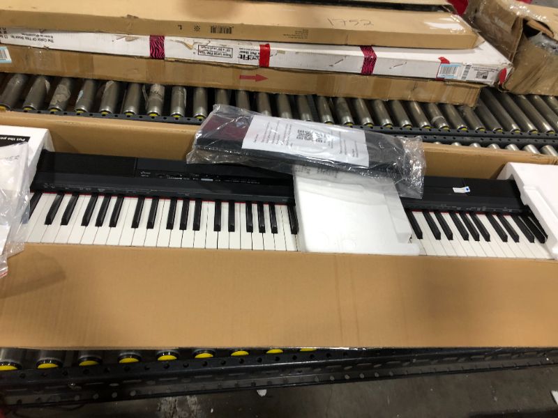 Photo 2 of Donner DEP-10 Beginner Digital Piano 88 Key Full Size Semi-Weighted Keyboard, Portable Electric Piano with Sustain Pedal, Power Supply
