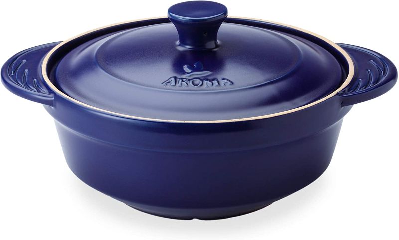 Photo 1 of Aroma Housewares DoveWare Stew Pot, Cobalt Blue
