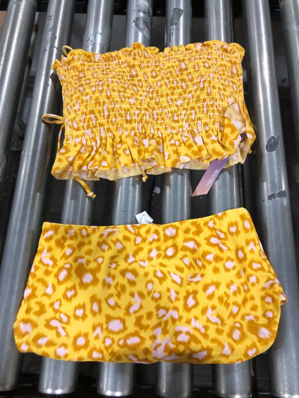 Photo 1 of 2 PIECE MOLYBELL YELLOW BATHING SUIT SIZE SMALL